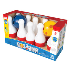 Jogo de Boliche para Crianças Resistente com 2 Bolas e 10 Pinos | Aventura de Criança™